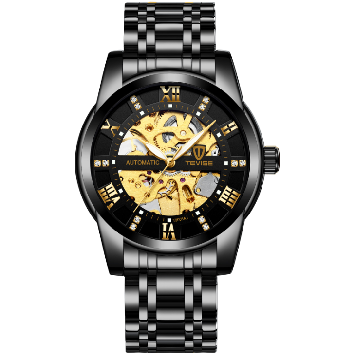 Men''s Fashion Watch Fashion Automatic Mechanical Watch Hollow Watch Watch Waterproof Men''s Watch - Carvan Mart