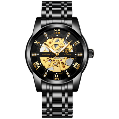 Men''s Fashion Watch Fashion Automatic Mechanical Watch Hollow Watch Watch Waterproof Men''s Watch - Carvan Mart