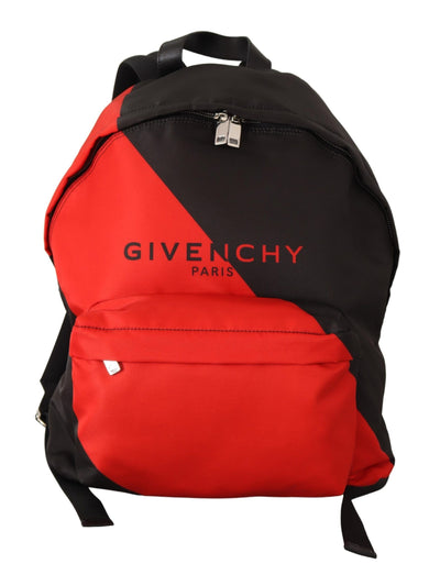 Givenchy Sleek Urban Backpack in Black and Red - - - Givenchy