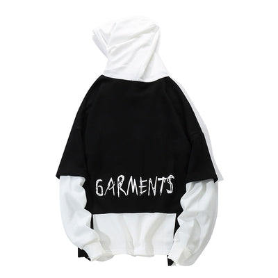 Fashionable Varsity Hoodies Graffiti Oversize Hoodies Round Neck Cotton Hoodie Urban Streetwear Hoodies - - Men's Hoodies & Sweatshirts - Carvan Mart