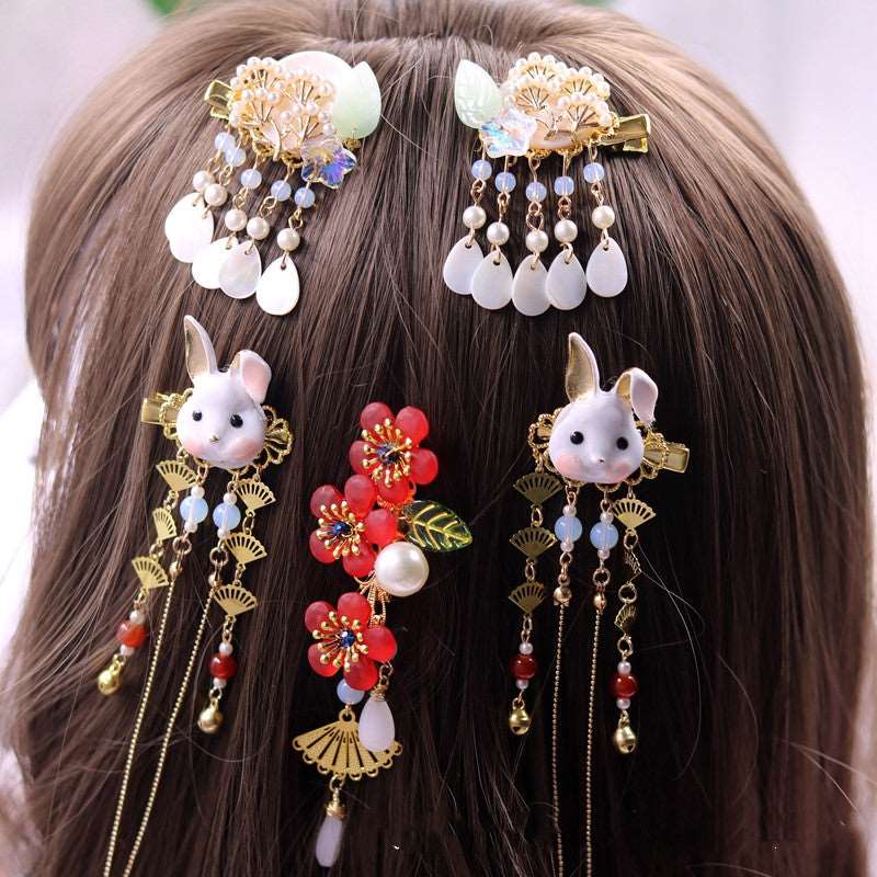 Antique Hair Ornaments Spring Clip Hairpin - Carvan Mart