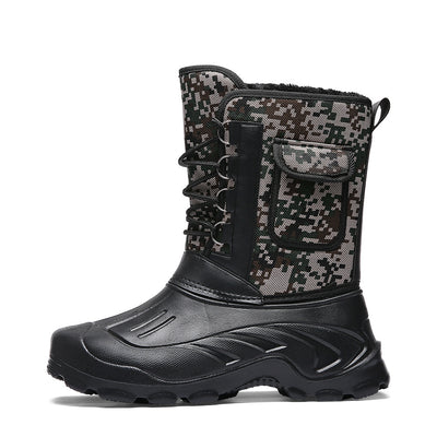 Men's Classic Warm Camouflage Shoes - Green - Men's Boots - Carvan Mart