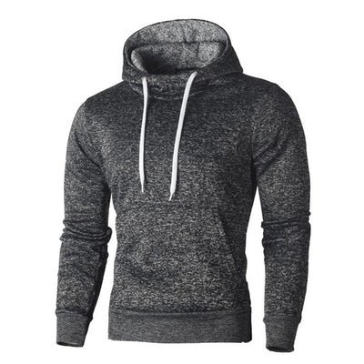 Men's Classic Pullover Hoodie Sweatshirt - Dark Grey - Men's Hoodies & Sweatshirts - Carvan Mart