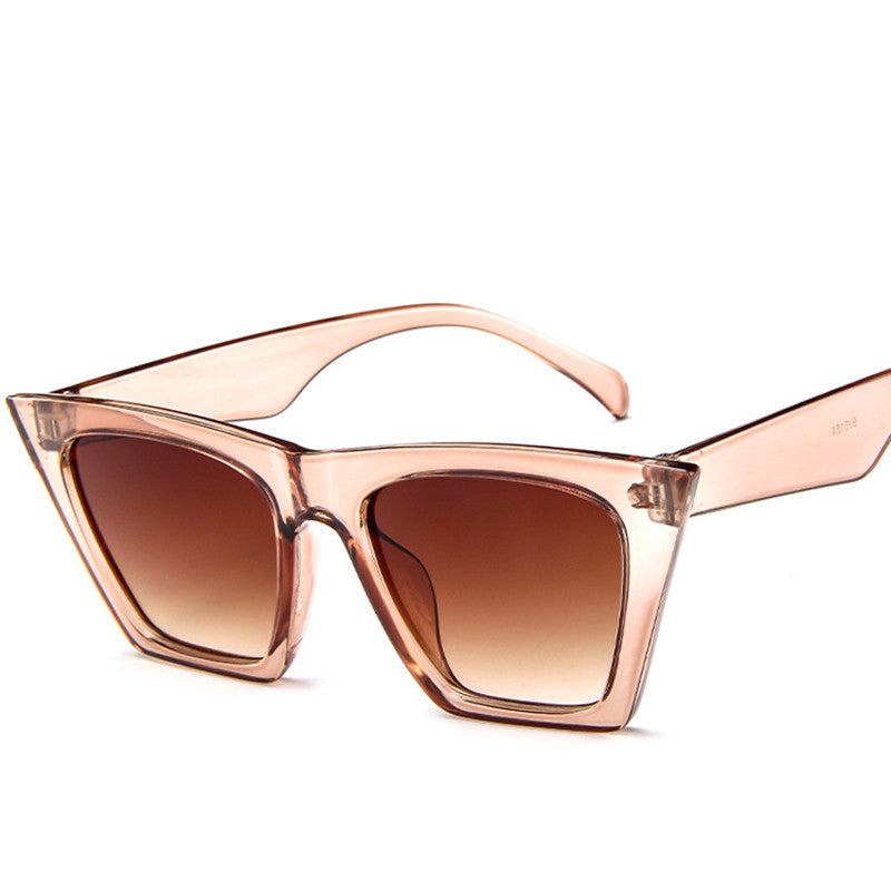 European and American Fashion Sunglasses Men and Women Retro Sunglasses - Champagne - Women's Sunglasses - Carvan Mart