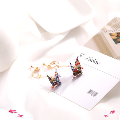 Thousand Paper Crane Earrings - Carvan Mart