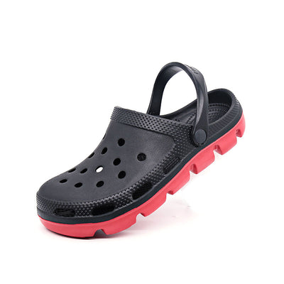 Top Lightweight Breathable Water Shoes for Men - Colorful Comfortable Slip-On Classic Clogs - Black - Men's Sandals - Carvan Mart