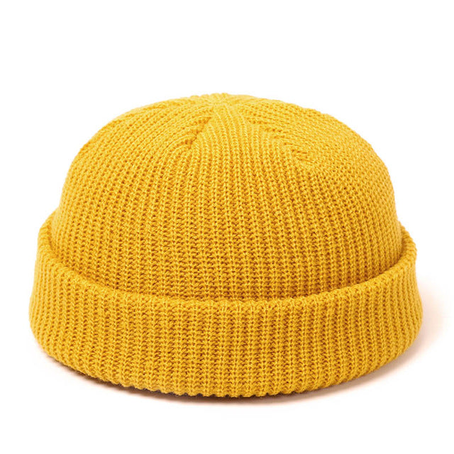 Knitted Hats For Women Skullcap Men Beanie Hat Winter Retro - Carvan Mart