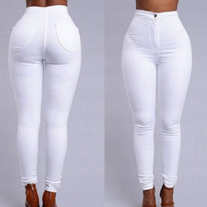 Fashion elastic jeans women leggings ladies - Carvan Mart