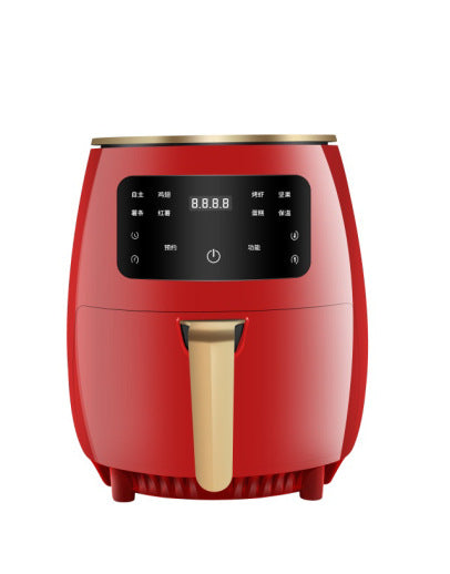 Household 4.5L Smart Air Fryer - Red - Air Fryers - Carvan Mart