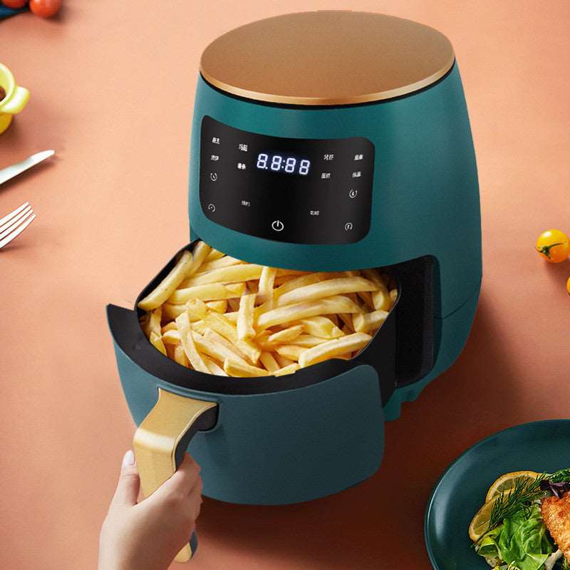 220V Smart Air Fryer without Oil Home Cooking 4.5L Large Capacity Multifunction Electric Professional-Design - Carvan Mart