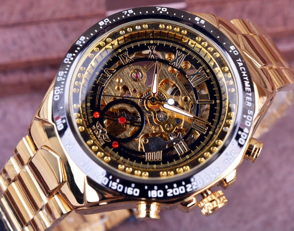 Hollow Automatic Mechanical Watch - - Men's Watches - Carvan Mart