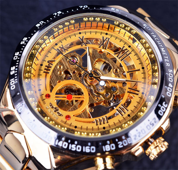 Hollow Automatic Mechanical Watch - Carvan Mart