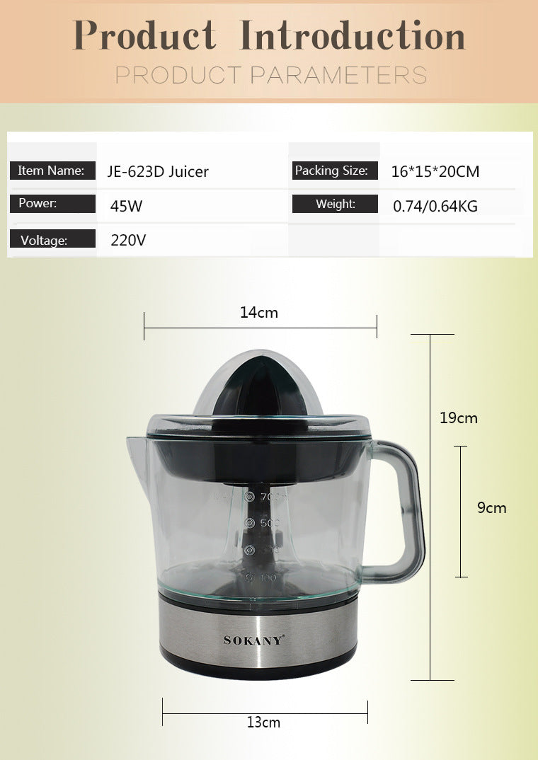 Portable Electric Blender Fruit Lemon Citrus Juicer Multi-function Milkshake Mixer Juice Maker Fruit Blender Juicing Machine - Carvan Mart