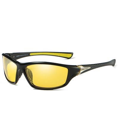 DUBERY Square Sports Style Polarized Sunglasses Men Brand Original Design Sun Glasses Male Ultralight Glasses Frame Goggles - Carvan Mart