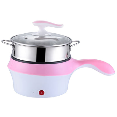 Smart Electric Hot Pot For Students - Pink Double layer - Smart Ovens - Carvan Mart