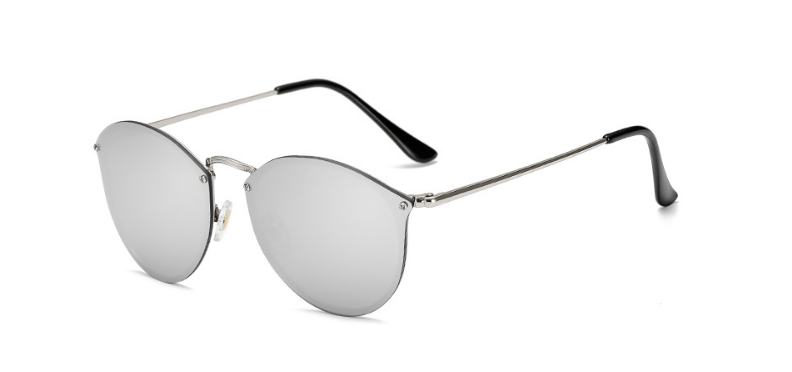 Fashion Color Film Sunglasses Men And Women Personality Reflector Sunglasses Rimless Sunglasses - Carvan Mart Ltd