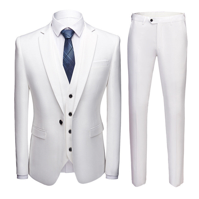 Men's Business Suits Wedding Dress Suit Set - Carvan Mart