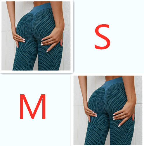 Plaid Leggings Fitness Yoga Pants Women's Seamless High Waist Leggings Breathable Gym - Carvan Mart Ltd