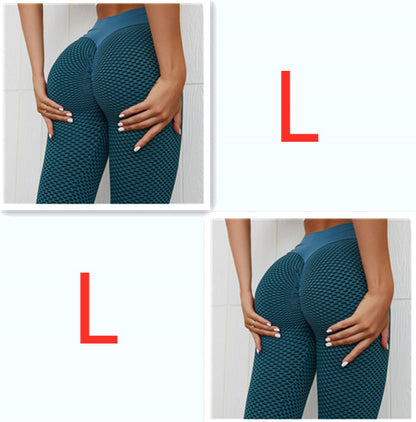 Plaid Leggings Fitness Yoga Pants Women's Seamless High Waist Leggings Breathable Gym - Carvan Mart Ltd