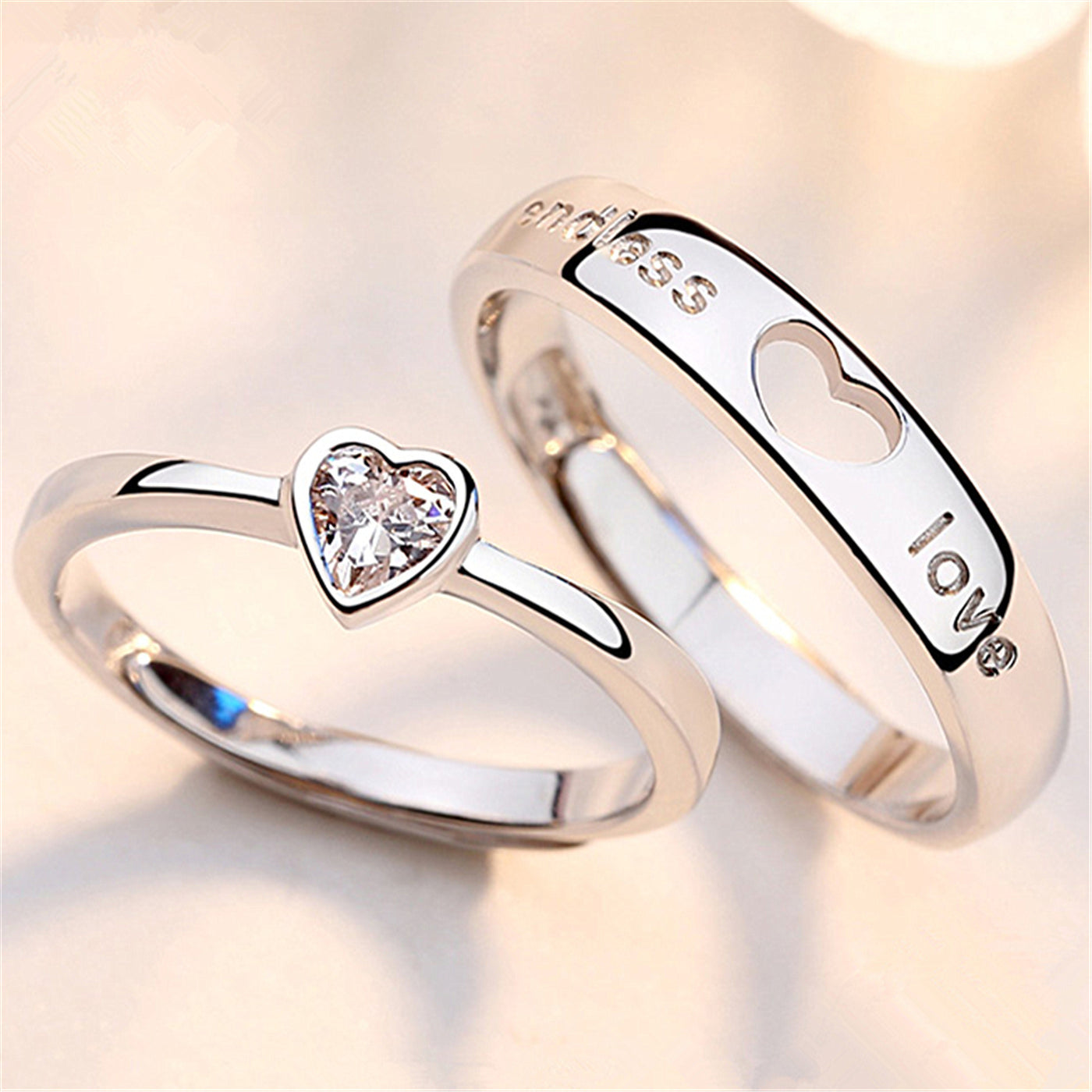 Celtic Knot Promise Ring Heart Love For The Ring - - Women's Rings - Carvan Mart