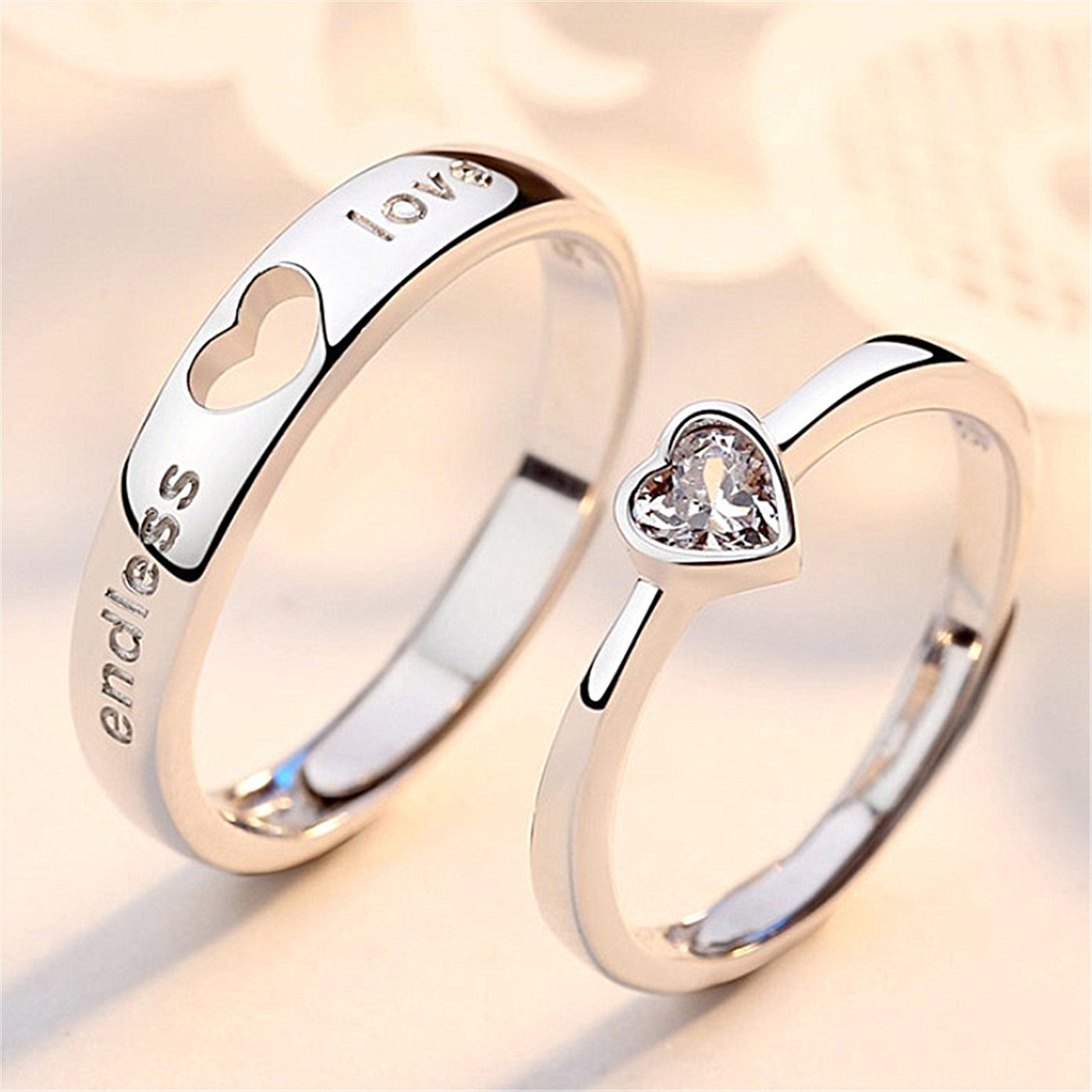 Celtic Knot Promise Ring Heart Love For The Ring - - Women's Rings - Carvan Mart