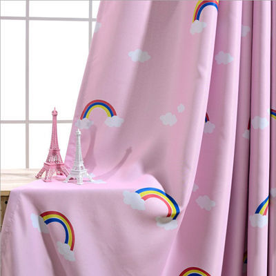 Rainbow Children Boys And Girls Bedroom Den Blackout Curtain Cloth - Carvan Mart