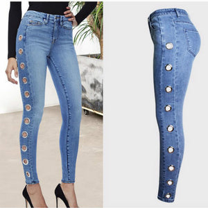 Fashion Tight Hoop Jeans For Women - Carvan Mart
