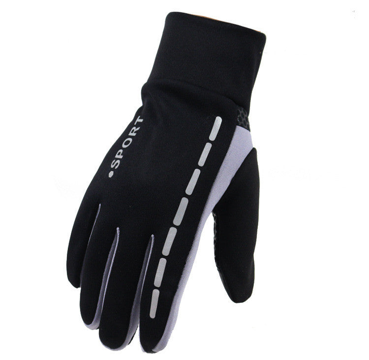 Outdoor Driving Men's Sports Fitness Autumn And Winter Cycling Gloves - Carvan Mart