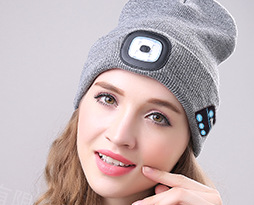 Bluetooth LED Hat Wireless Smart Headset Headphone - - Women's Hats & Caps - Carvan Mart