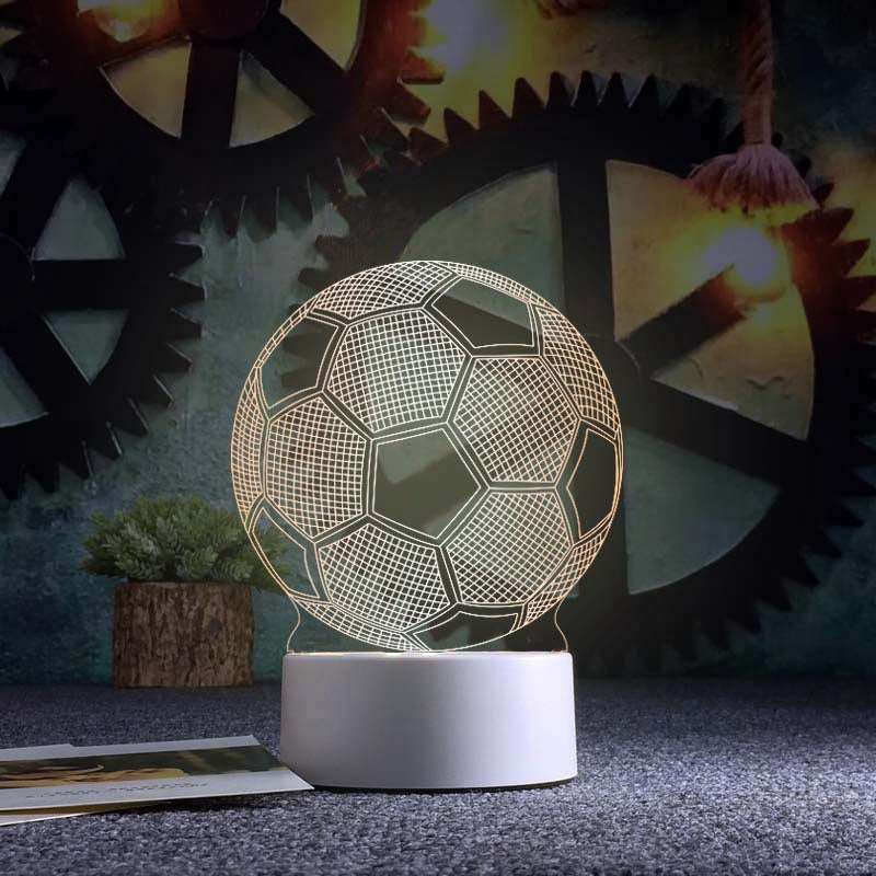 3d Night Light Acrylic Usb Table Lamp - Carvan Mart