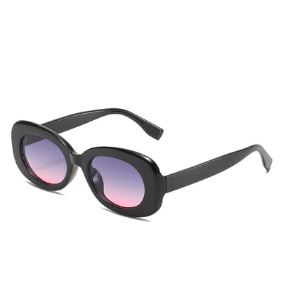 Sunglasses Women Oval Fashion Simple Sunglasses - Carvan Mart