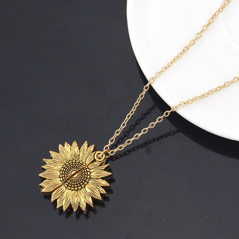 You Are My Sunshine Sunflower Necklace - - Necklaces - Carvan Mart