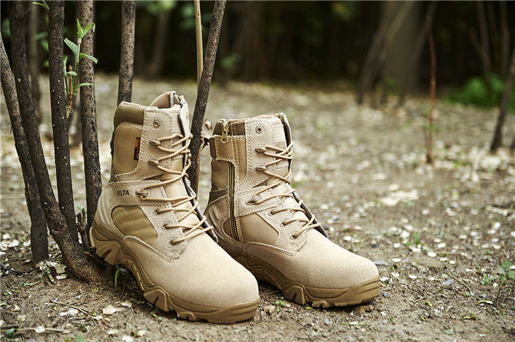 Delta High And Low Army Boots - Sand Lowhelp - Men's Boots - Carvan Mart