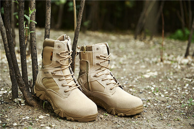 Delta High And Low Army Boots - Sand Lowhelp - Men's Boots - Carvan Mart