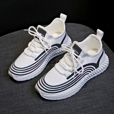 Breathable Lightweight Knit Sneakers - Comfortable Women's Walking Shoes - - Women's Shoes - Carvan Mart