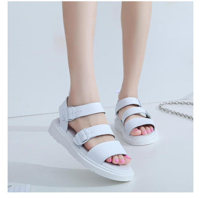 CARVAN GRYPHON PISA Leather Platform Sandals - Stylish & Comfortable - Carvan Mart