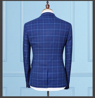 High Quality Men's Business Three Piece Suits - - Men Suits & Sets - Carvan Mart