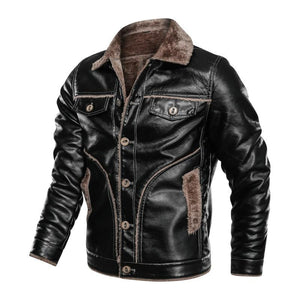 leather jacket - Carvan Mart