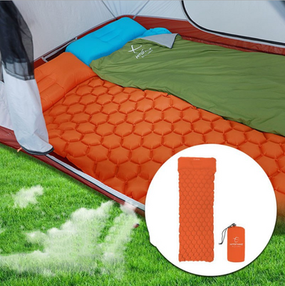 Outdoor Camping Inflatable Honeycomb Mattress Tent Sleeping Mat - Carvan Mart