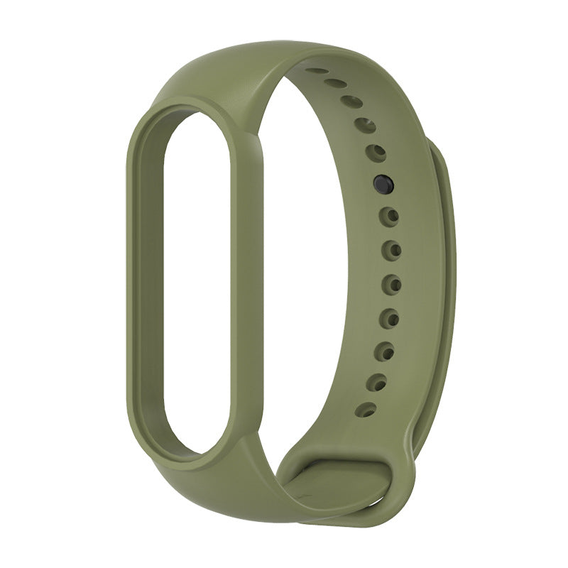 Suitable For Mi Bracelet 7 5643 Strap Silicone Replacement Belt - Army Green - Women's Watches - Carvan Mart