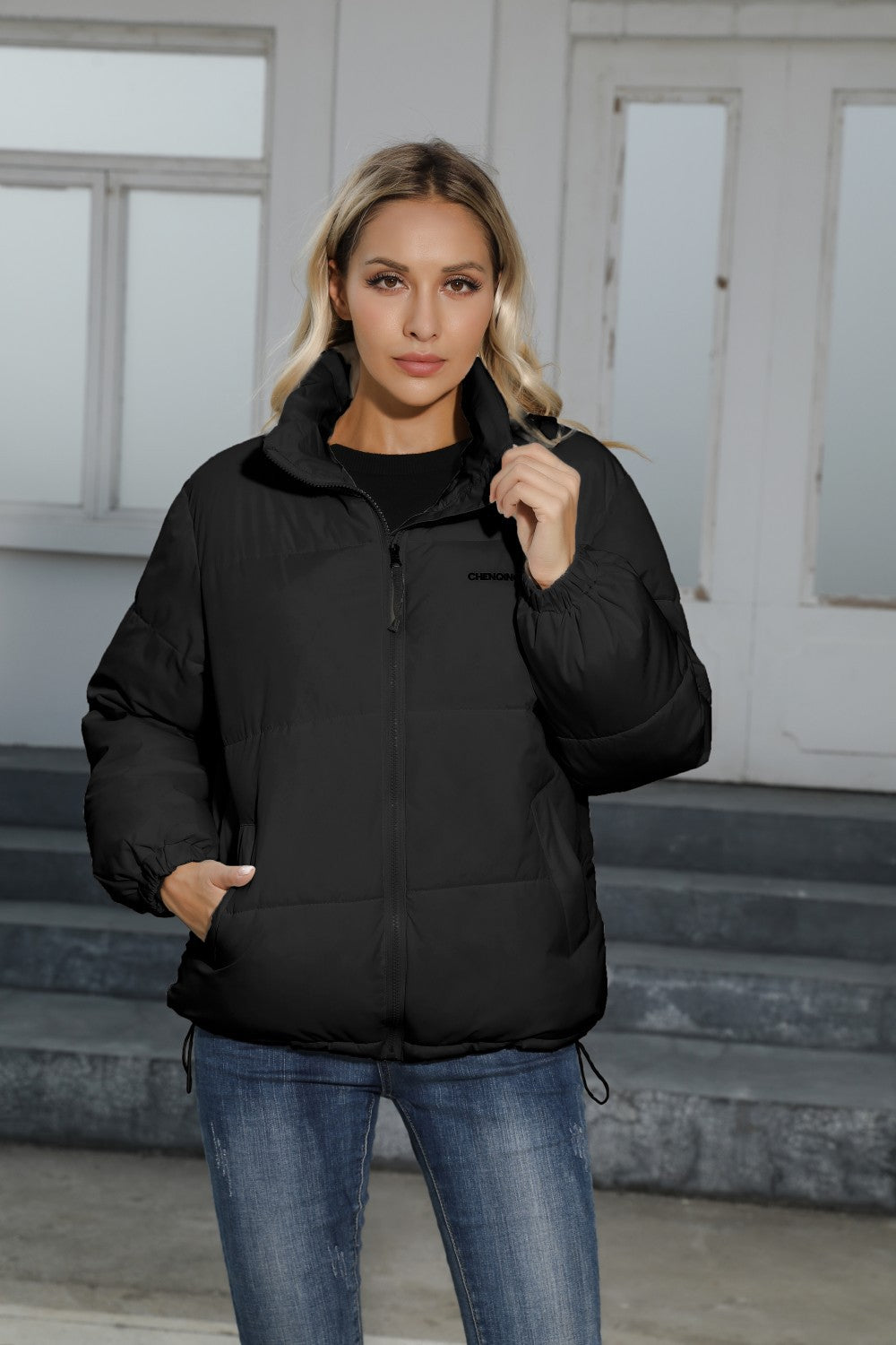 Plus Size Women's Thermal Cotton-padded Coat - Carvan Mart