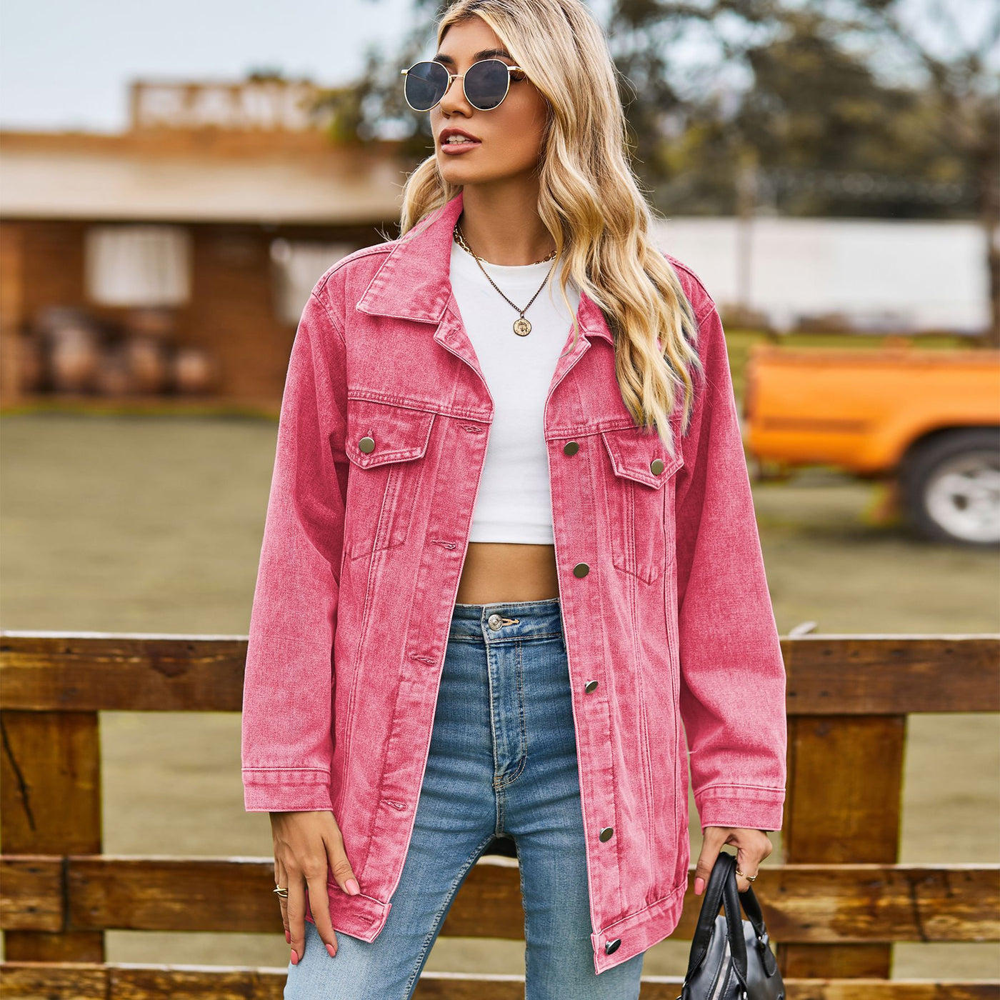 Versatile Classic Retro Classic Loose Denim Jacket - Carvan Mart