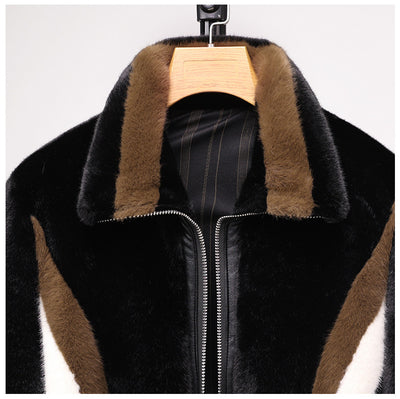 Winter Men's Warm Mink Fur Jacket Coat - - Men's Jackets & Coats - Carvan Mart