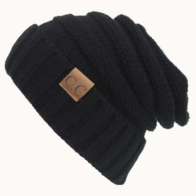 CC Beanies Winter Hats - Black - Women's Hats & Caps - Carvan Mart