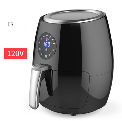 Smart Air Fryer without Oil Home Cooking - Black US - Air Fryers - Carvan Mart