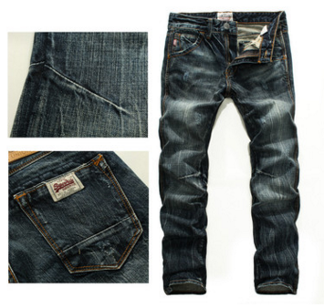 Vintage Men Dark Jeans - Carvan Mart