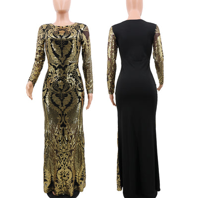 Sequin dress evening dress - Carvan Mart