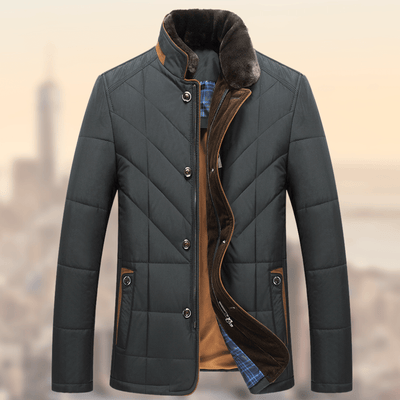 Middle-aged And Elderly Padded Jacket Father Clothes - Carvan Mart