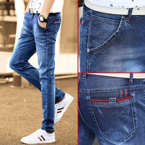 Men's Stylish Jeans Pants Comfortable Youth Pants - Carvan Mart