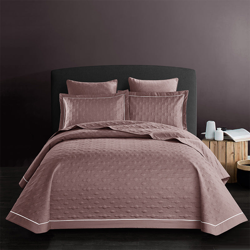 Twill cotton bed sheet - Bean paste 245x250 - Bedding Sets - Carvan Mart